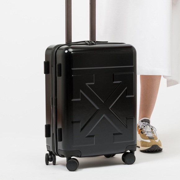 off white white suitcase